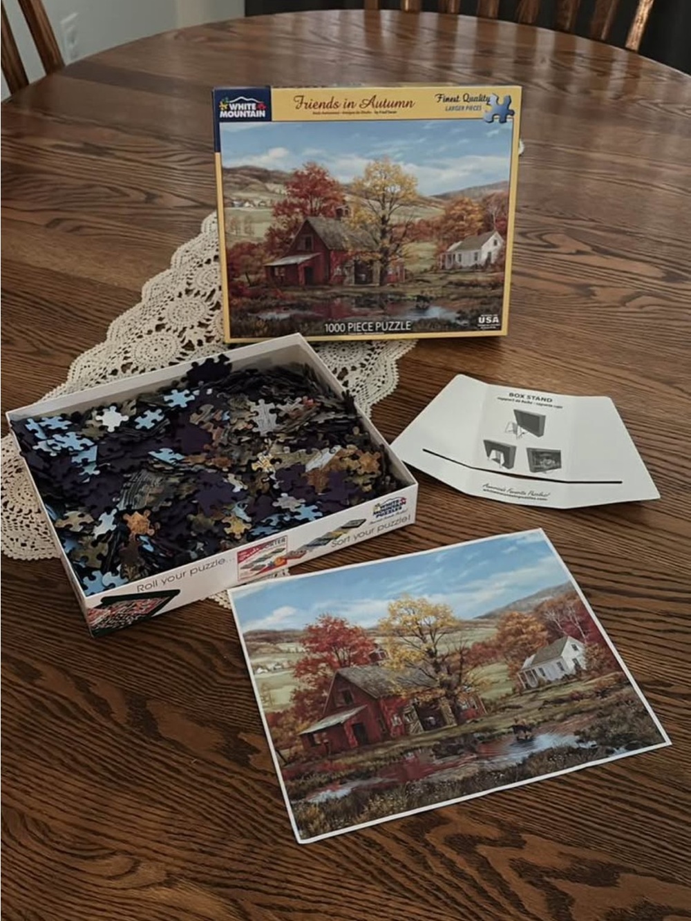 White Mountain Autumn 1,000 piece puzzle